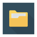 پیش‌نمایش فایل folder-1280 از پک کسب‌وکار و اداره – سبک فلت مربعی سایه‌دار