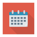 پیش‌نمایش فایل calendar-1520 از پک کسب‌وکار و اداره – سبک فلت مربعی سایه‌دار