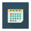 پیش‌نمایش فایل calender-23 از پک کسب‌وکار و اداره – سبک فلت مربعی سایه‌دار
