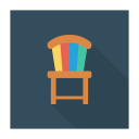پیش‌نمایش فایل chair-443 از پک کسب‌وکار و اداره – سبک فلت مربعی سایه‌دار