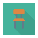 پیش‌نمایش فایل chair-446 از پک کسب‌وکار و اداره – سبک فلت مربعی سایه‌دار