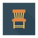 پیش‌نمایش فایل chair-447 از پک کسب‌وکار و اداره – سبک فلت مربعی سایه‌دار