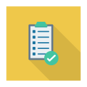 پیش‌نمایش فایل checklist-474 از پک کسب‌وکار و اداره – سبک فلت مربعی سایه‌دار