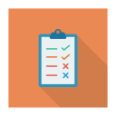 پیش‌نمایش فایل checklist-475 از پک کسب‌وکار و اداره – سبک فلت مربعی سایه‌دار