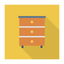 پیش‌نمایش فایل drawer-262 از پک کسب‌وکار و اداره – سبک فلت مربعی سایه‌دار