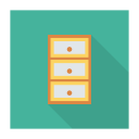 پیش‌نمایش فایل drawer-263 از پک کسب‌وکار و اداره – سبک فلت مربعی سایه‌دار