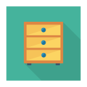 پیش‌نمایش فایل drawer-265 از پک کسب‌وکار و اداره – سبک فلت مربعی سایه‌دار