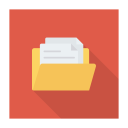 پیش‌نمایش فایل folder-1282 از پک کسب‌وکار و اداره – سبک فلت مربعی سایه‌دار