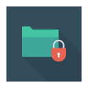 پیش‌نمایش فایل lock-folder-7 از پک کسب‌وکار و اداره – سبک فلت مربعی سایه‌دار