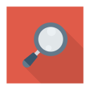 پیش‌نمایش فایل magnifier-374 از پک کسب‌وکار و اداره – سبک فلت مربعی سایه‌دار