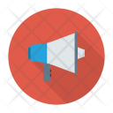 پیش‌نمایش فایل megaphone-298 از پک کسب‌وکار و اداره – سبک فلت دایره‌ای سایه‌دار