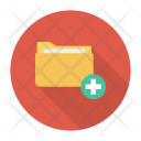 پیش‌نمایش فایل add-folder-19 از پک کسب‌وکار و اداره – سبک فلت دایره‌ای سایه‌دار