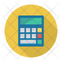 پیش‌نمایش فایل calculator-853 از پک کسب‌وکار و اداره – سبک فلت دایره‌ای سایه‌دار