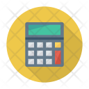 پیش‌نمایش فایل calculator-854 از پک کسب‌وکار و اداره – سبک فلت دایره‌ای سایه‌دار