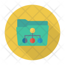پیش‌نمایش فایل connected-folder-3 از پک کسب‌وکار و اداره – سبک فلت دایره‌ای سایه‌دار