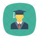 پیش‌نمایش فایل graduate-110 از پک آواتارهای فلت دایره‌ای گوشه‌گرد