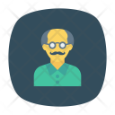 پیش‌نمایش فایل grandfather-4 از پک آواتارهای فلت دایره‌ای گوشه‌گرد