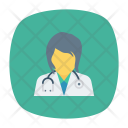 پیش‌نمایش فایل lady-doctor-3 از پک آواتارهای فلت دایره‌ای گوشه‌گرد