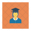 پیش‌نمایش فایل graduate-111 از پک آواتارهای و آیکن‌های فلت مربعی