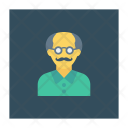 پیش‌نمایش فایل grandfather-5 از پک آواتارهای و آیکن‌های فلت مربعی