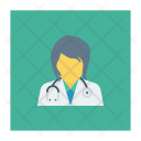 پیش‌نمایش فایل lady-doctor-4 از پک آواتارهای و آیکن‌های فلت مربعی