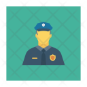 پیش‌نمایش فایل policeman-20 از پک آواتارهای و آیکن‌های فلت مربعی