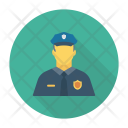پیش‌نمایش فایل policeman-24 از پک آواتارهای فلت دایره‌ای سایه‌دار