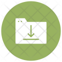 پیش‌نمایش فایل download-folder-24 از پک User Interface Circle 