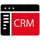پیش‌نمایش فایل crm-12 از پک رابط کاربری قرمز و مشکی
