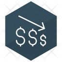 پیش‌نمایش فایل decrease-graph-4 از پک رابط کاربری – سبک فلت گلیف