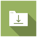 پیش‌نمایش فایل download-folder-30 از پک رابط کاربری – سبک مربعی سایه‌دار