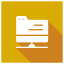 پیش‌نمایش فایل connected-folder-16 از پک رابط کاربری – سبک مربعی سایه‌دار