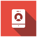 پیش‌نمایش فایل mobile-login-7 از پک رابط کاربری – سبک مربعی سایه‌دار