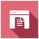 پیش‌نمایش فایل online-document-15 از پک رابط کاربری – سبک مربعی سایه‌دار