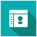 پیش‌نمایش فایل secure-browser-9 از پک رابط کاربری – سبک مربعی سایه‌دار