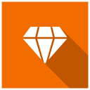 پیش‌نمایش فایل diamond-594 از پک رابط کاربری – سبک مربعی سایه‌دار