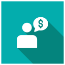 پیش‌نمایش فایل seller-conversation از پک رابط کاربری – سبک مربعی سایه‌دار