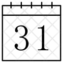 پیش‌نمایش فایل calendar-1567 از پک User Interface Thin Line 