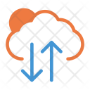 پیش‌نمایش فایل cloud-synchronize-5 از پک طراحی – سبک گلیف رنگی