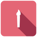 پیش‌نمایش فایل paint-brush-30 از پک طراحی – سبک فلت مربعی گوشه‌گرد سایه‌دار