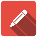 پیش‌نمایش فایل pencil-770 از پک طراحی – سبک فلت مربعی گوشه‌گرد سایه‌دار
