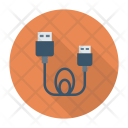پیش‌نمایش فایل data-cable-1 از پک دستگاه‌ها – سبک فلت دایره‌ای – جلد ۱