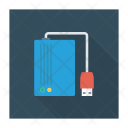 پیش‌نمایش فایل harddisk-9 از پک دستگاه‌ها – سبک فلت مربعی سایه‌دار – جلد ۱