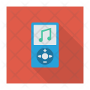 پیش‌نمایش فایل music-player-38 از پک دستگاه‌ها – سبک فلت مربعی سایه‌دار – جلد ۱