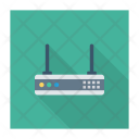 پیش‌نمایش فایل router-243 از پک دستگاه‌ها – سبک فلت مربعی سایه‌دار – جلد ۱