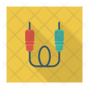 پیش‌نمایش فایل connector-jack-2 از پک دستگاه‌ها – سبک فلت مربعی سایه‌دار – جلد ۲