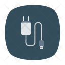 پیش‌نمایش فایل connector-cable-1 از پک دستگاه‌ها – سبک فلت مربعی گوشه‌گرد – جلد ۱