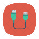 پیش‌نمایش فایل data-cable-12 از پک دستگاه‌ها – سبک فلت مربعی گوشه‌گرد – جلد ۱
