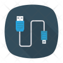 پیش‌نمایش فایل data-cable-15 از پک دستگاه‌ها – سبک فلت مربعی گوشه‌گرد سایه‌دار – جلد ۱