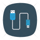 پیش‌نمایش فایل data-cable-16 از پک دستگاه‌ها – سبک فلت مربعی گوشه‌گرد – جلد ۱